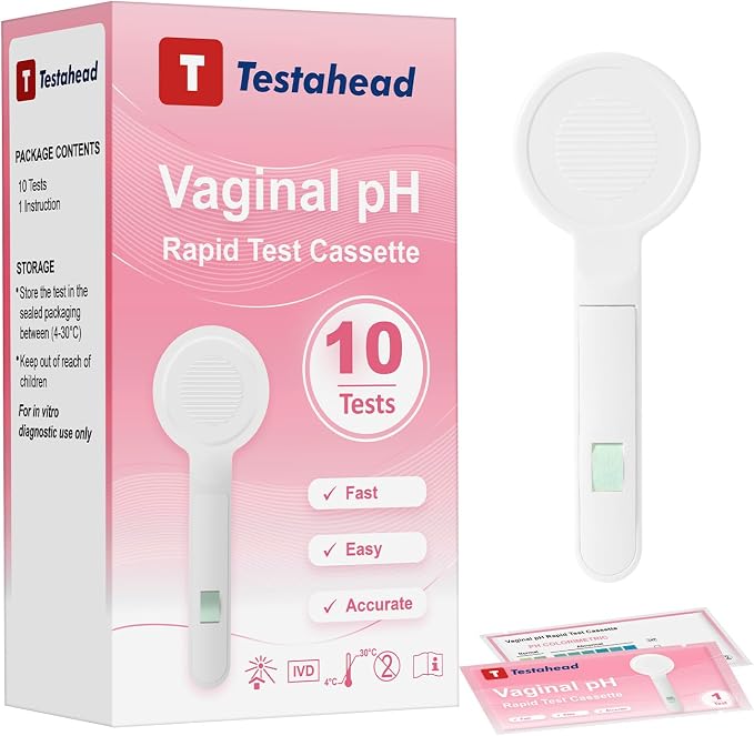 Specialized Female Vaginal pH Balance Test Sticks 10 Pieces, Yeast Infection Detection kit, BV Test, Designed for Women, Safe and hygienic