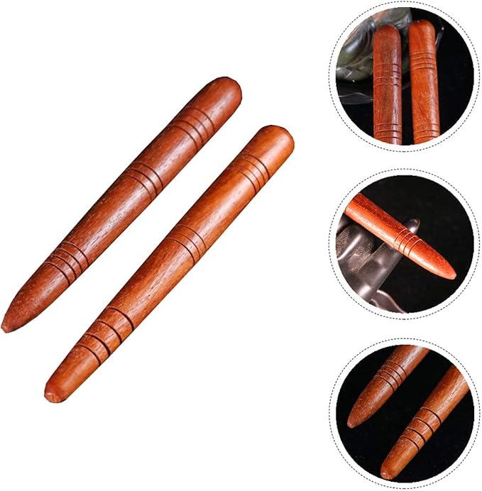 4Pcs Manual Acupressure Pen Wooden Thai Massage Stick Rod Deep Tissue Massage Tool Trigger Point Relief Pain Therapy Tools Full Body Relaxing Gifts Acupressure Pen,Acupressure Tools