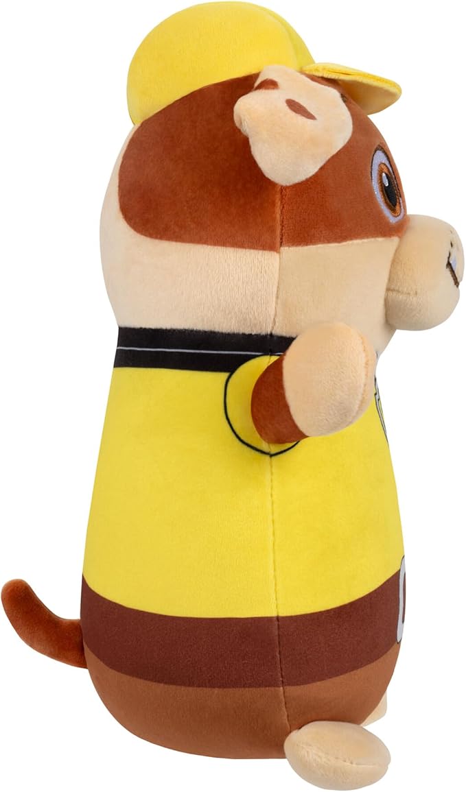 Squishmallows Original Paw Patrol 10in Rubble HugMees – Ultrasoft Official Jazwares Plush (Medium-Sized)
