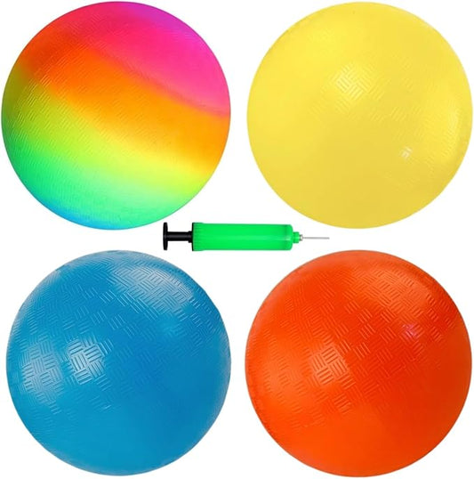 Playground Ball, 8.5 Inch Kickball for Kids Adults Indoor & Outdoor Dodgeball Handball Four Square Ball Schoolyard Game
