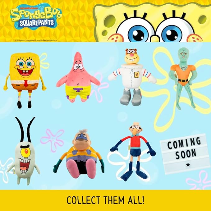 Collectibles Spongebob Squarepants Plankton Bedding Super Soft Cozy Decorative Cuddle Pillow, (Officially Licensed Product) By Franco