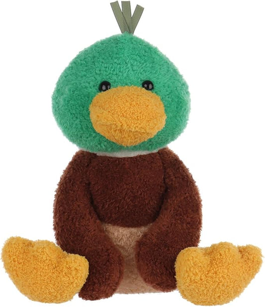 Apricot Lamb Velvet Mallard Duck Plush Stuffed Animals for Kids, Soft Cute Plush Toys for Baby Girl and Boy, Fluffy Velvet Mallard Green