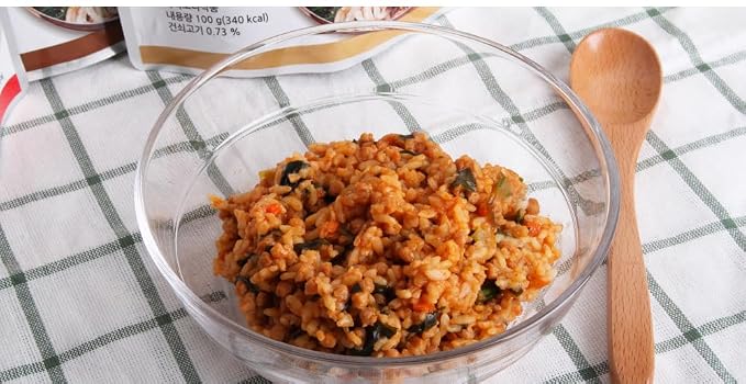 Easybab Korean Ready to Eat Bibimbap, Kimchi (2 PACK)