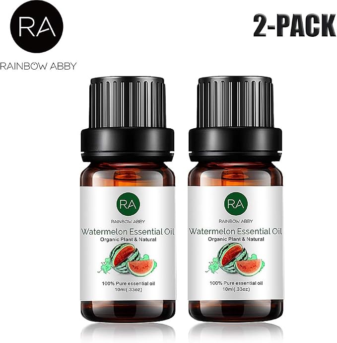 2-Pack Watermelon Essential Oil, Pure, Undiluted, Therapeutic Grade Watermelon Oil - 2x10 mL