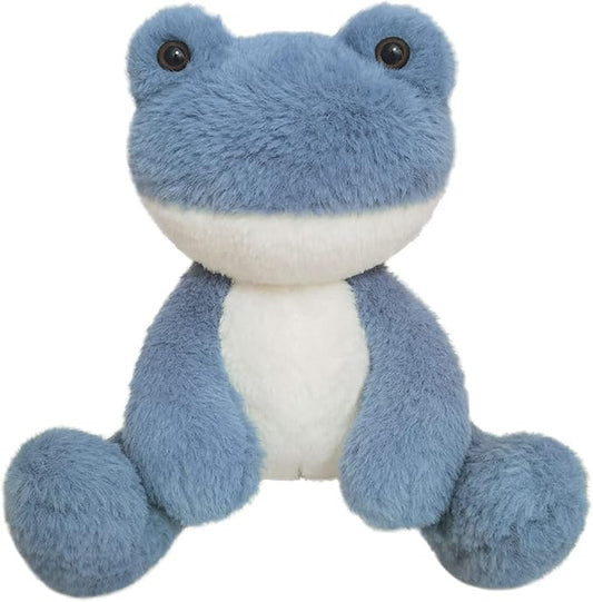 Frog Stuffed Animal, Navy Blue Frog Plush Toy, Soft Cuddly Plushie Hugger Toy for Boys Girls, Gifts for Kids or Girlfriend, 12 Inches