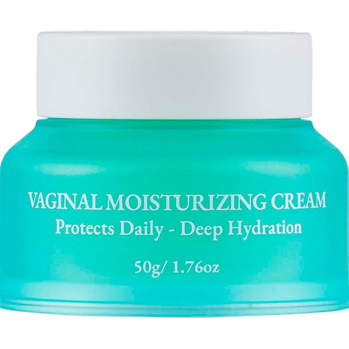 Natural Vaginal Moisturizer Cream, Vulva Balm for Dryness, Itching, Redness and Irritation, Organic Vulva Cream for Menopause Support, No Fragrance, 1.76 oz