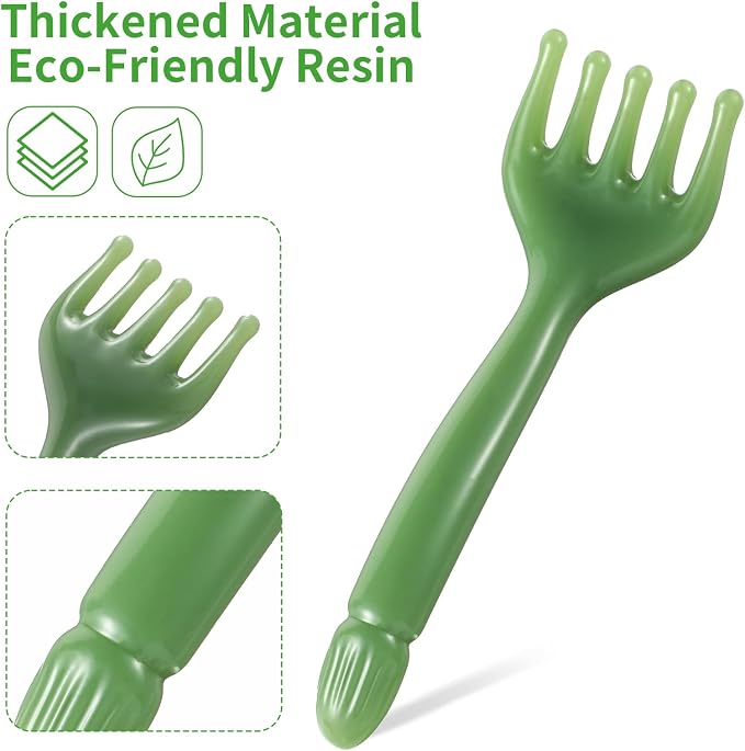 WY LIGHTING LEVEL 2Pcs Head Massager Manual Hair Scalp Massager Gua Sha Five Claw Massage Tool Comb Portable Handheld Resin Relax Tool for Father's Day Mother's Day Gifts (Pink Purple; Green)