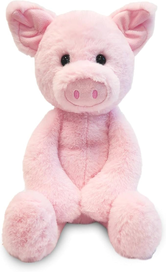 World's Softest Plush Pugs Pig, Lushee, Large, 16" Stuffed Animal for Baby, Toddler, Kids, Adults - Pig Plush Toy-Adorable Toy Made from Kid-Friendly, Quality Materials