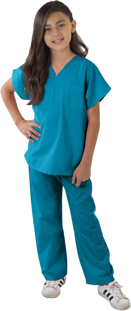 Kids Scrubs Set Super Soft Children Scrub Set Kids Doctor Dress up