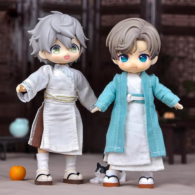YMY Ob11 Doll Shoes Lovely 1/12 Scale BJD Shoes for Obitsu 11 Action Figure Body（3 Pairs）