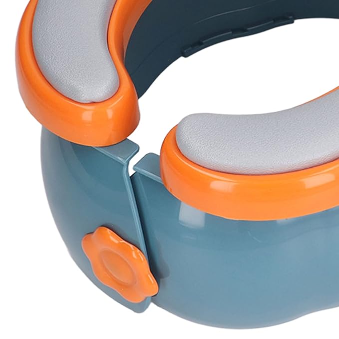 Travel Potty for Toddlers, Easy Clean Portable Foldable Potty Seat for Toddlers, Foldable Emergency Toilet with 20 Bags and Washable PU Pad for Car Camping Outdoor Indoor (Type 3)