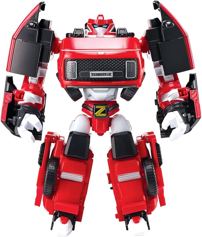 New TOBOT, TOBOT Z, Youngtoys Transforming Collectible Vehicle to Robot, Heroes Animation Character Toys for Kids 3 and up Transform Toys Cars, Large Size 8-inch