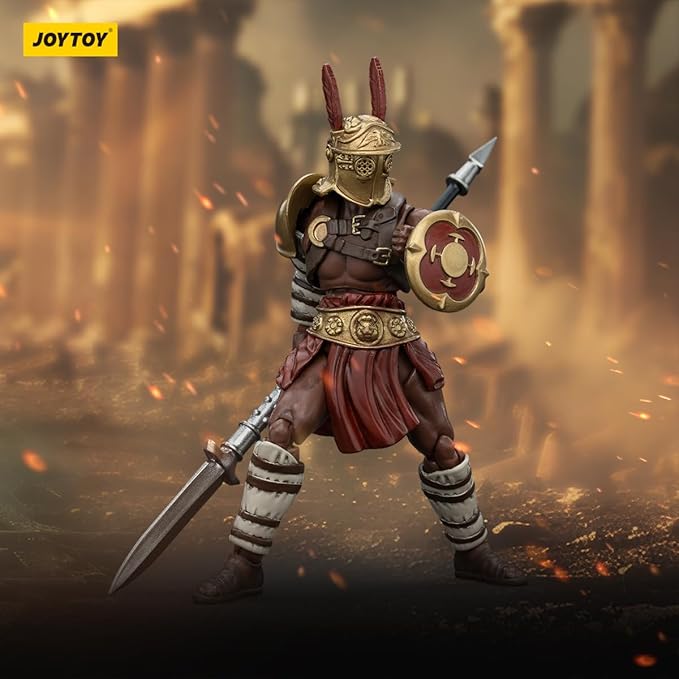 JOYTOY 1/18 Strife Roman Gladiator Hoplomachus Collector's Edition Action Figure-4.25in