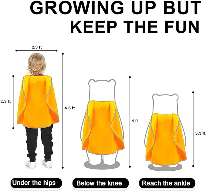 iROLEWIN Superhero-Capes for Kids Bulk 20 Pack Superhero Party Favors Toddler Dress-up Halloween Group Costumes Pretend Play