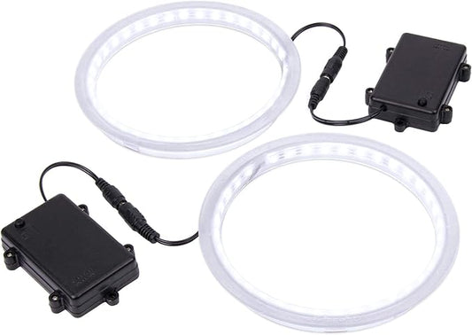 GoSports Cornhole Light Up LED Ring Kit 2pc Set - Red, White or Blue - Compatible with All Cornhole Games