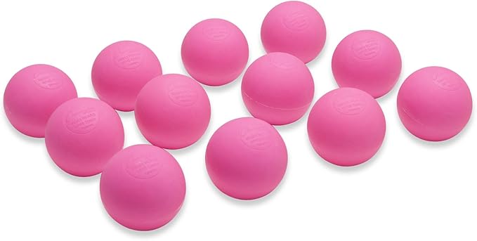 Champion Sports Lacrosse Balls – Official Size SEI Certified, Multi-Color Packs of 3, 6, or 12 for Practice & Games