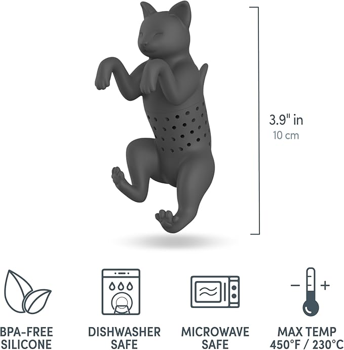 Genuine Fred PURRTEA Cat Silicone Tea Infuser