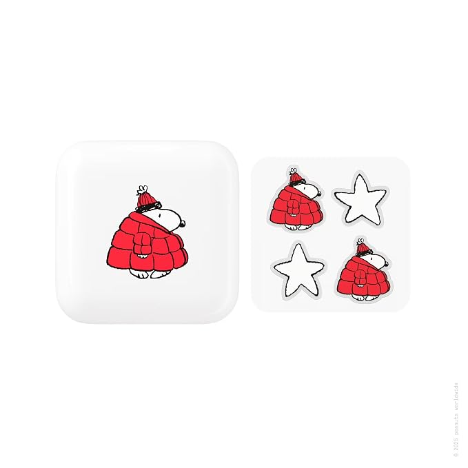 Starface Hydro-Star Pimple Patches + Big Red Snoopy Compact, Absorb Fluid and Reduce Redness, Hydrocolloid, Vegan and Cruelty-Free Skincare (32 Count)