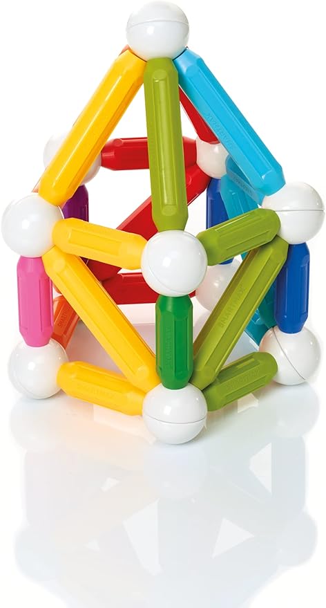 SmartMax Start XL (42 pcs) STEM Magnetic Discovery Building Set Featuring Safe, Extra-Strong, Oversized Building Pieces for Ages 3+