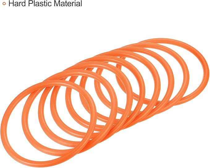 PATIKIL Carnival Ring-Toss Rings Plastic Hoops for Outdoor Party Favor Game Booth