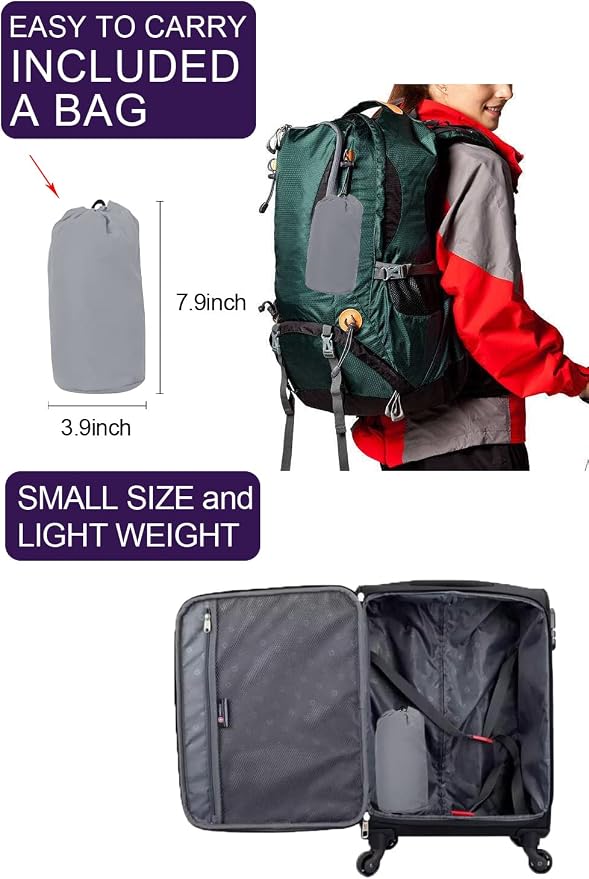 Lomon Women Waterproof Lightweight Rain Jacket Active Outdoor Hooded Raincoat