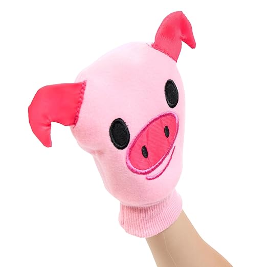 Excellerations My First Farm Hand Puppets, Ideal for Left of Right Handed Infant, Toddler or Child, Set of 6, Educational Kids Toy
