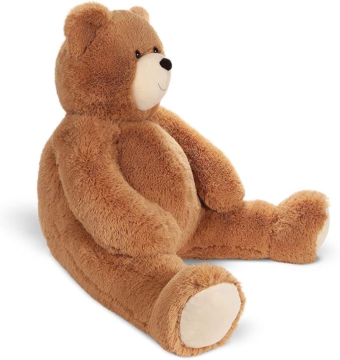 Vermont Teddy Bear 3 Feet | Eco Friendly Large Stuffed Animal | Stuffed in USA with 100% Recycled Filling That Saves 120 Bottles per Plush