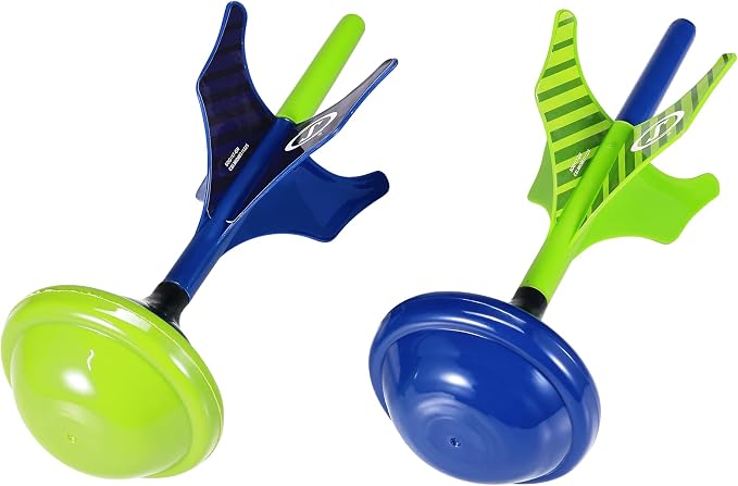 Spalding - Lawn Darts Set, 6 Piece Outdoor Toss Game with 4 Soft Tip Lawn Darts and 2 Large Target Rings, All Weather Backyard Family Game for Indoor Outdoor Play