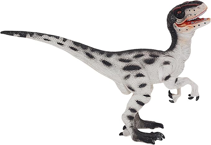 Gemini&Genius Spinosaurus Velociraptor Dinosaur Action Figure Toys Set, Large and Realistic Dinosaur Toy Set with Moveable Jaw and Hands, Dino Toy Figures, Collections, Plays, Displays for Kids
