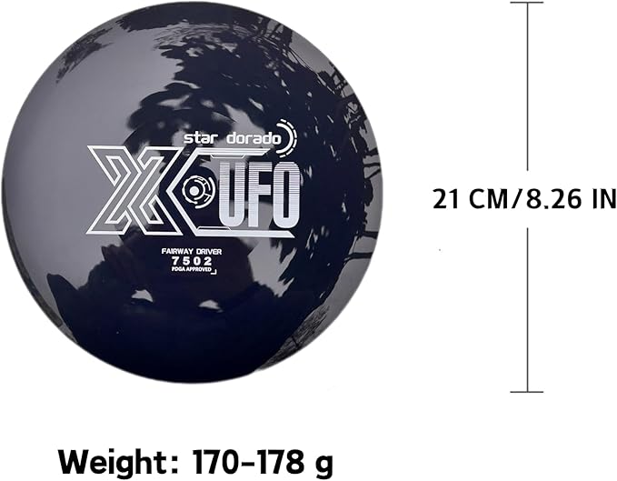X-UFO Disc Golf Set - Disc Golf Starter Set, Includes 1 Putter, 1 Driver, and 1 midrange disc, Weighing 170-178 Grams. Suitable for Beginners and Professional disc Golf tournaments