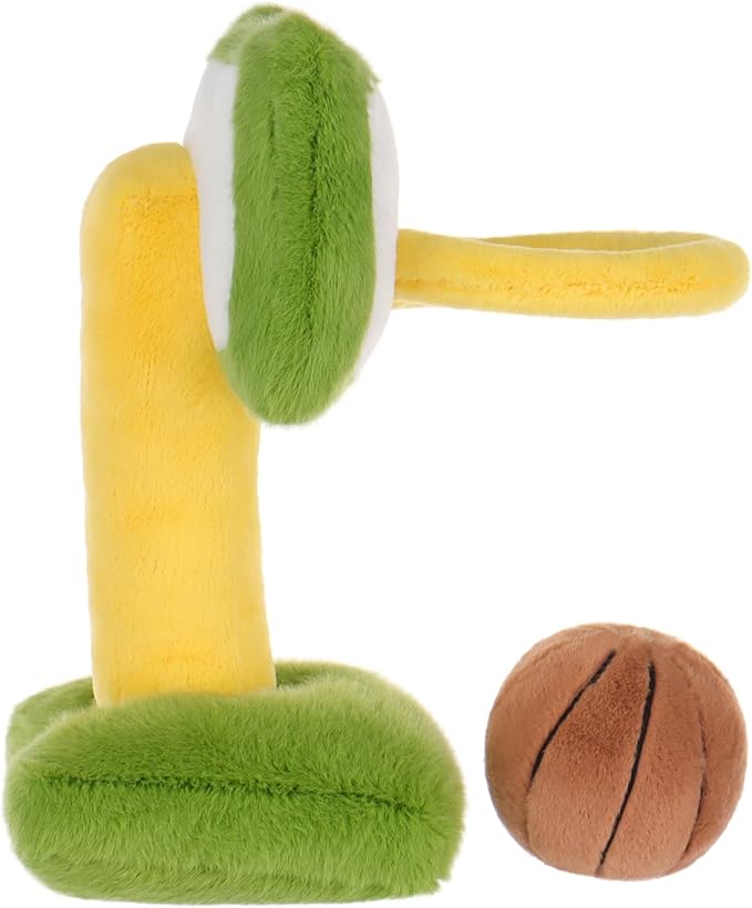 Apricot Lamb Happy Basketball Stuffed Animals for Kids, Soft Cute Plush Toys for Baby Girl and Boy, Fluffy Happy Basketball 10.3 Inches