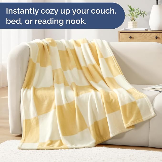 Ultra Soft Fleece Blanket - Flannel Fleece Luxury Blanket - Lightweight for Couch Bed Chair - Thick, Warm and Breathable - All Season Cozy Fuzzy, Anti-Static Microplush Bedding, Queen, Design 323