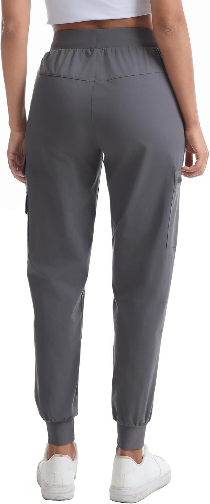 Rrosseyz Women's Hiking Pants with Pockets - Lightweight Water Resistant Joggers Cargo Pants for Casual Travel Golf Outdoor