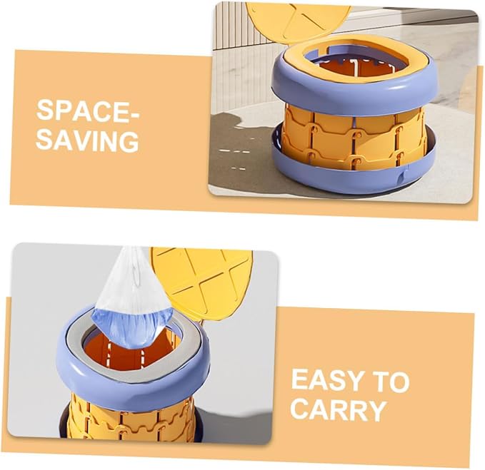 Abaodam Foldable Travel Potty for Boys and Girls Boy Girl Portable Toilet for Potty Training Essentials for