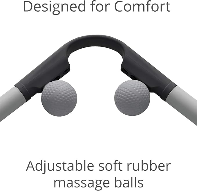 Body Back AccuMassage FSA Eligible - Dual Pressure Point Massage Tool & Massage Hammer - 2 in 1 Design - Shiatsu Neck Massager Tool, Golf Ball Percussion Massager for Deep Tissue Pain Relief (2 Pack)