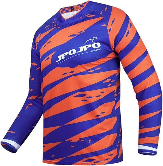 Dirt Bike Jersey for Youth, Kids Mountain Bicycle Shirt Long Sleeve Children Downhill Jerseys for Motorcycle Motocross