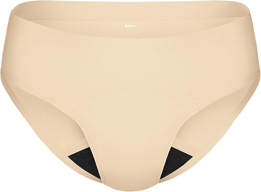 KNIX Super Leakproof No-Show Bikini Period Underwear – Heavy Flow, Reusable Absorbent Menstrual & Incontinence Panties