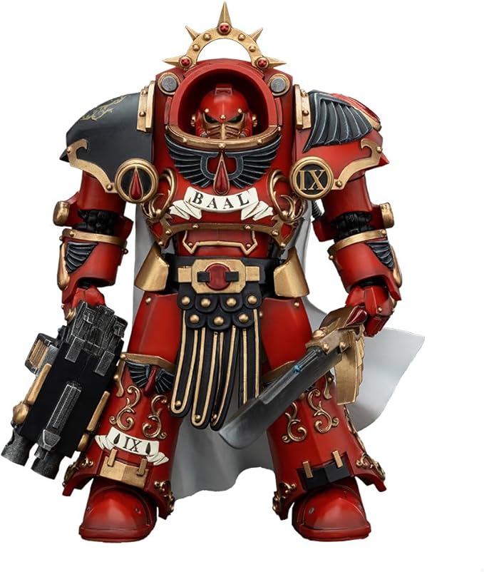 JOYTOY Warhammer The Horus Heresy 1/18 Action Figure Blood Angels Legion Praetor in Tartaros Terminator Armour Collection Model