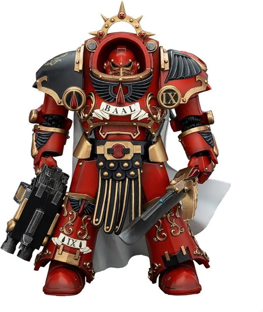JOYTOY Warhammer The Horus Heresy 1/18 Action Figure Blood Angels Legion Praetor in Tartaros Terminator Armour Collection Model