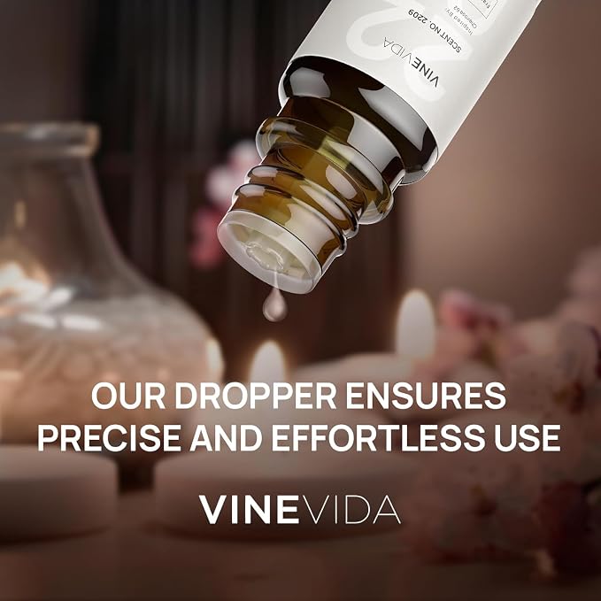 VINEVIDA Floral Diffuser Oil Collection [Set of 8] - Scented Oil | Aromatherapy Diffuser Oils | Made in USA