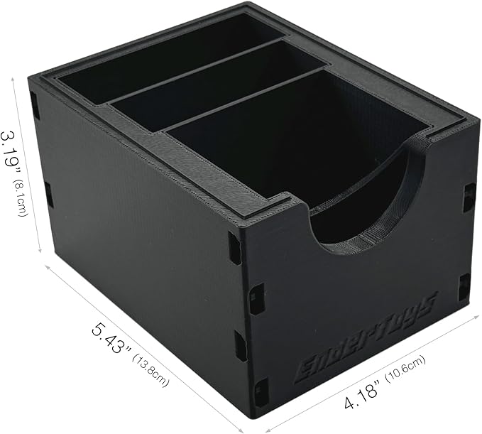 EnderToys TCG Rip Sort and Ship Station Sort Tray and Card Sleeve Slim Caddy - Modular Collectible Trading Card Organization, Storage and Prep System