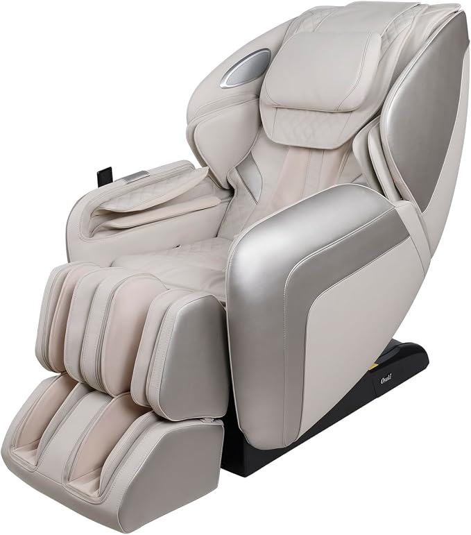 Osaki OS-Atai SL-Track Zero Gravity Full Body Airbag Massage Back and Calf Infrared Heat with Foot Roller Massage (Brown)