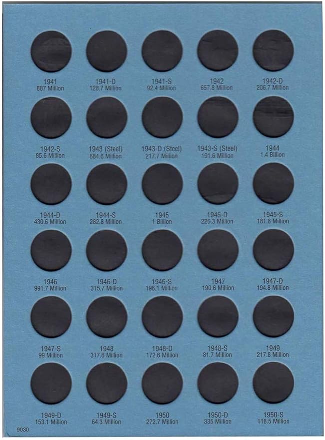 Whitman US Lincoln Cent Coin Folder Four Volume Set 1909 - Date #’s 9004, 9030, 9033, 4004