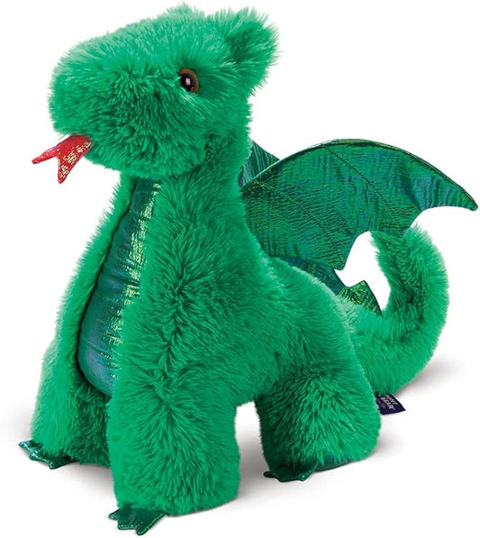 Vermont Teddy Bear Plush Dragon - Dragon Stuffed Animal, Green, 18 Inch