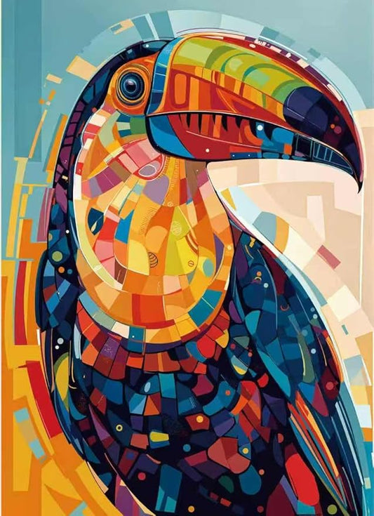 Jigsaw Puzzles for Adults 1000 Pieces, Cute Colorful Hard Challenging Puzzle for Family Fun Kids Room Decor, 20x27 Inches, Toucan