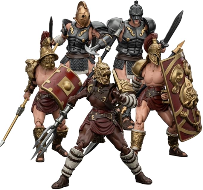 JOYTOY 1/18 Strife Roman Gladiator 5Pcs Collector's Edition Action Figure-4.25in