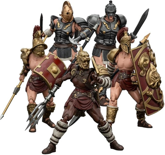JOYTOY 1/18 Strife Roman Gladiator 5Pcs Collector's Edition Action Figure-4.25in