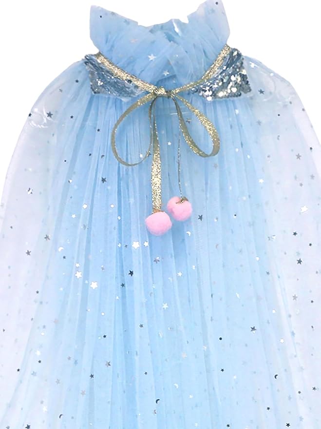 FKKFYY Rainbow Cape Cloak for Girl Princess
