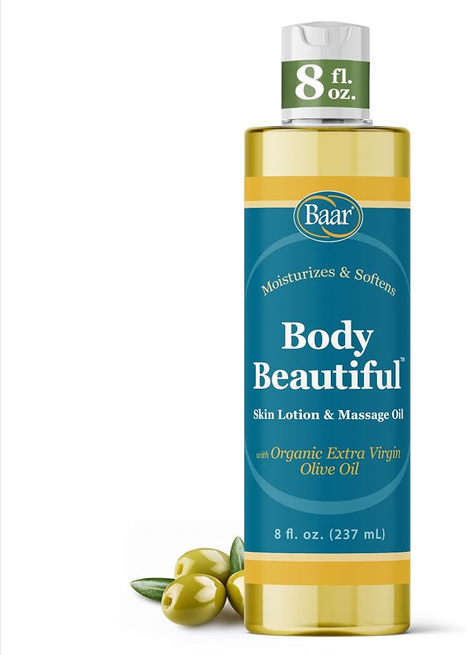 Body Beautiful Massage Oil & Lotion, Moisturizing & Nourishing, 8 Oz