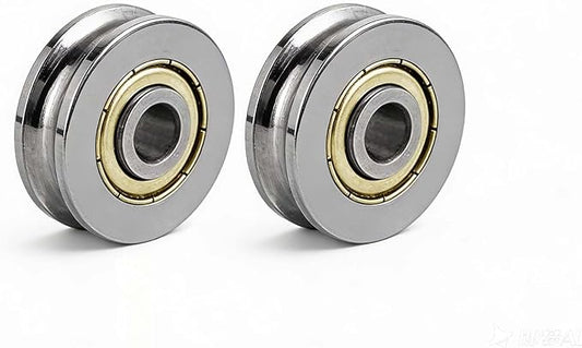 Zipline Pulley Stainless Steel Ball Bearings Roller Pack of 2, 600LB Capacity, Weatherproof, Zero-Rust, Zip Line Pulley Universal Fit for Outdoor Backyard & Commercial Cable